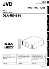 JVC DLA-RS4810 Manual De Instrucciones