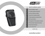 CoCo controlled comfort AGDR-3500 Guía De Instalación Rápida