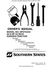 Southern States SPGT2254 Manual Del Propietário