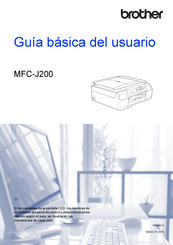 Brother MFC-J200 Guia Basica Del Usuario