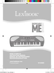 LEXIBOOK K723DES Manual De Instrucciones