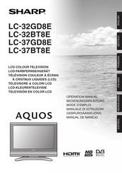 Sharp AQUOS LC-37GD8E Manual De Manejo