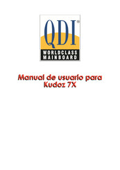 QDI Kudoz 7x Manual De Usuario