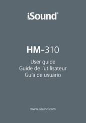 ISOUND HM-310 Guía De Usuario