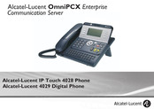 Alcatel-Lucent OmniPCX Enterprise Touch 4028 Phone Manual De Instrucciones