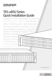 QNAP TES-x85U Serie Guía De Instalación Rápida