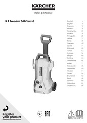 Kärcher K 2 Premium Full Control Manual Del Usario
