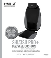 HoMedics SHIATSU PRO+ Guide D’utilisation Et Information De Garantie