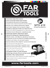 Far Tools MTD 610 Traduccion Del Manual De Instrucciones Originales