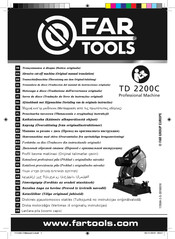 Far Tools TD 2200C Traduccion Del Manual De Instrucciones Originale