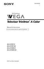 Sony WEGA KV-21FM13C Manual De Instrucciones