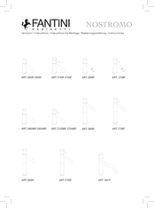 Fantini Rubinetti NOSTROMO 2608F Instrucciones