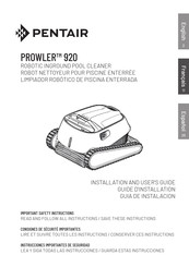 Pentair PROWLER 920 Guia De Instalacion