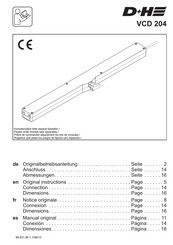 D+H VCD 204 Manual Original