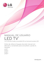 LG 32LY33 Serie Manual De Usuario