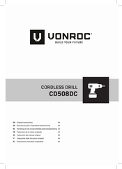 VONROC CD508DC Traducción Del Manual Original