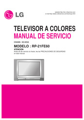 LG RP-21FE60 Manual De Servicio