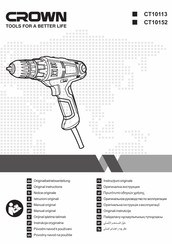 Crown CT10113 Manual Original