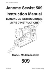 Janome 509 Manual De Instrucciones