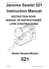 Janome 521 Manual De Instrucciones