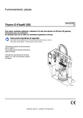 Graco Therm-O-Flow 200 Funcionamiento, Piezas