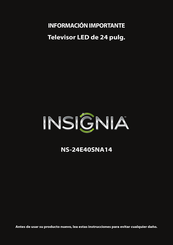 Insignia NS-24E40SNA14 Manual De Instrucciones