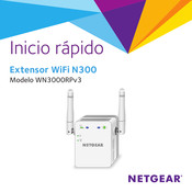 NETGEAR WN3000RPv3 Inicio Rápido