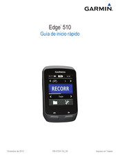 Garmin Edge 510 Guia De Inicio Rapido