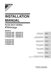 Daikin RXK60AV1B Manual De Instalación