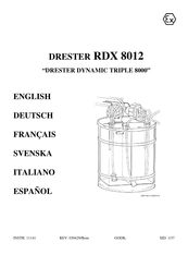 DRESTER RDX 8012 Manual Del Usuario