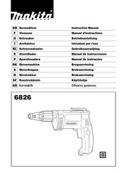 Makita 6826 Manual De Instrucciones