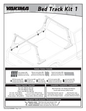 Yakima Bed Track Kit 1 Guia De Inicio Rapido