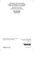 Kohler K-8277 Guía De Instalación Y Cuidado