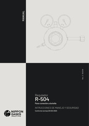 Nippon Gases R-504 Intrucciones De Manejo Y Seguridad