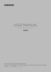 Samsung UE49K5510 Manual Del Usuario