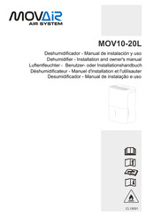 Movair MOV10-20L Manual De Instalacion Y Uso