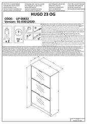 CONFORAMA HUGO 23 OG Instrucciones De Montaje