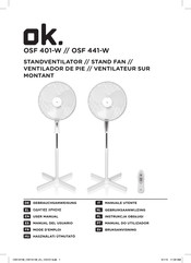 OK. OSF 401-W Manual Del Usuario