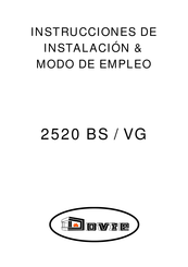 Dovre 2520 VG Instrucciones De Instalación & Modo De Empleo