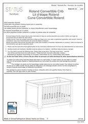 Status Furniture Roland 04610-21 FT Serie Manual Del Usuario