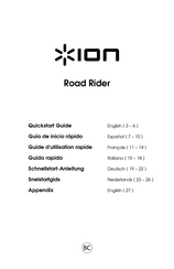 ION Road Rider Guia De Inicio Rapido