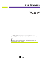 LG W2261V Guia Del Usuario