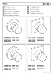 KEUCO IXMO 59549 070201 Instrucciones De Instalación