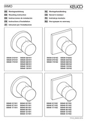 KEUCO IXMO 59549 11010 Instrucciones De Instalación