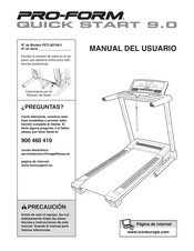 Pro-Form QUICK START 9.0 Manual Del Usuario