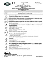 Sioux SDR10P Serie Instrucciones Y Lista De Piezas