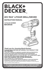 Black+Decker BdCdE120 Manual De Instrucciones