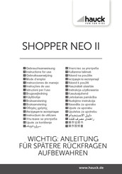 Hauck Shopper Neo II Instrucciones De Manejo