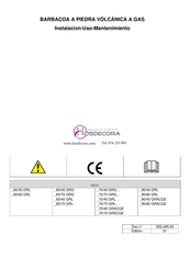 Hosdecora 65/70 GRG Serie Instalación, Uso, Mantenimiento