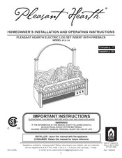 Pleasant Hearth LK-24 Instrucciones De Instalación Y Funcionamiento Para El Propietario